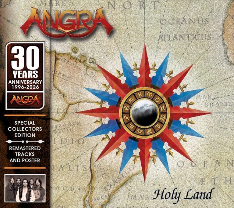 Angra anuncia relançamento de “Holy Land” em edição especial remasterizada em CD físico pela Voice Music