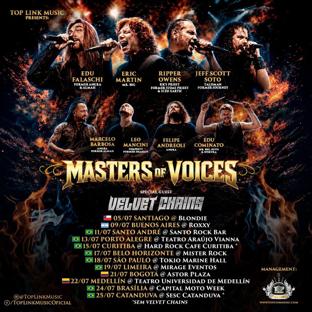 Masters of Voices inicia turnê; veja setlist do show que vem ao Brasil top link music masters of voices tour (1)