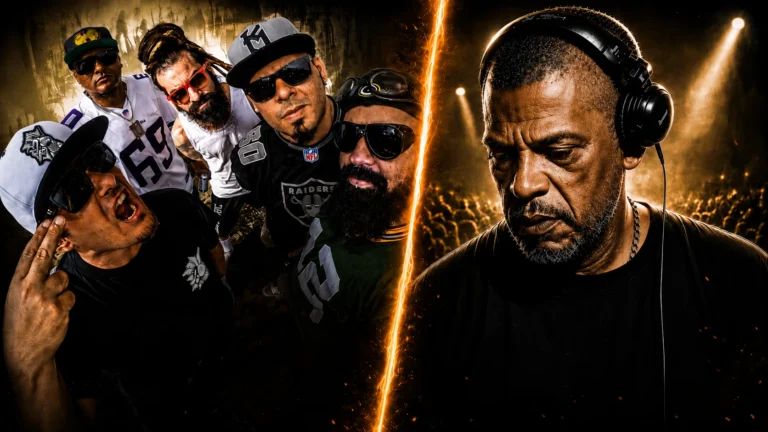KL Jay, dos Racionais MC’s, divide noite com a banda de nu metal Além do Front em São Paulo