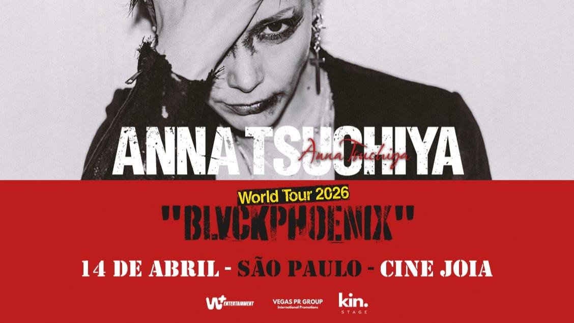 Ícone do J-Rock, Anna Tsuchiya confirma show em São Paulo com trilha de "NANA" Ícone do J-Rock: Anna Tsuchiya confirma show histórico em São Paulo com trilha de