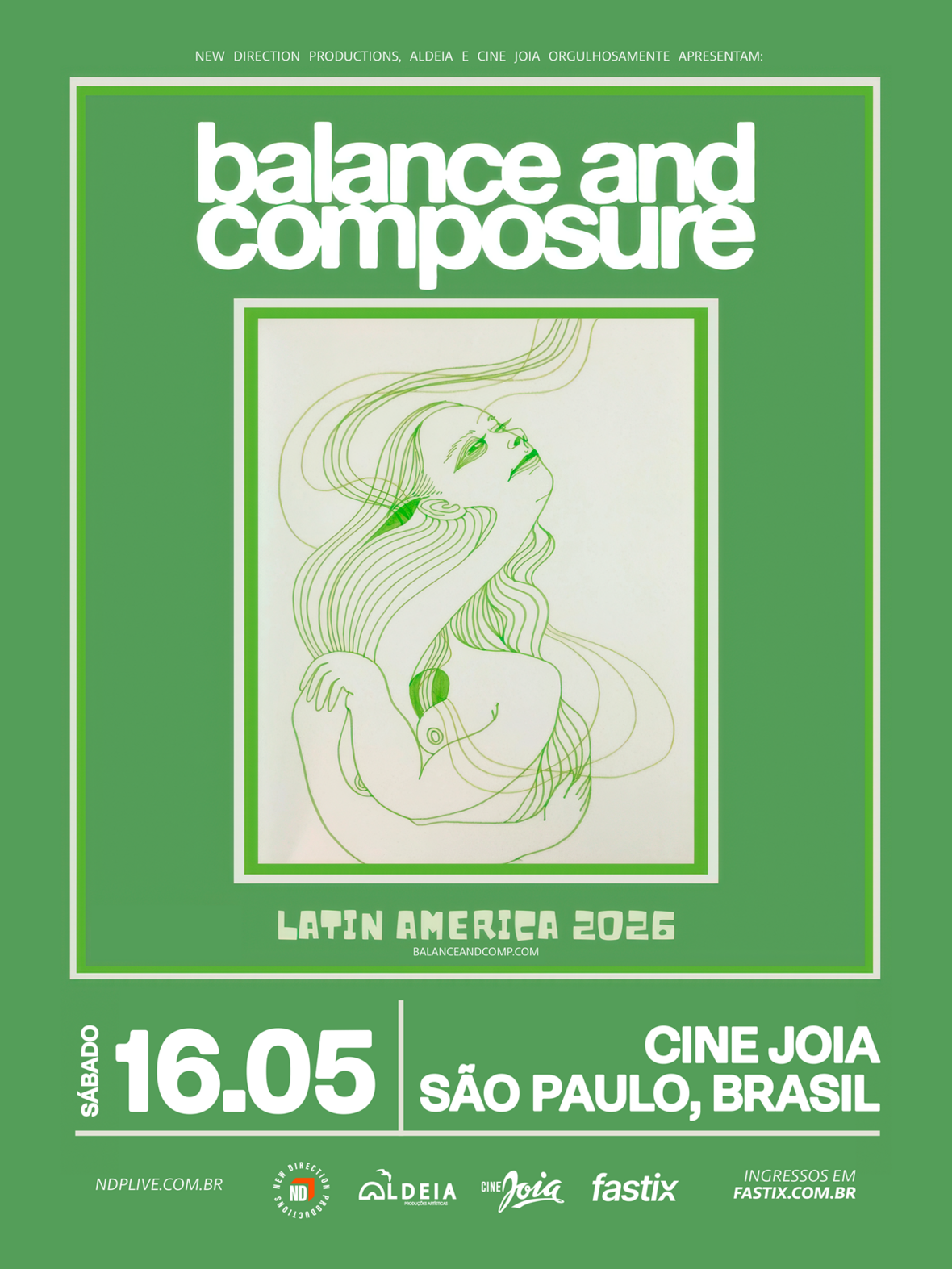 Ícones do emo/post-hardcore, Balance and Composure anunciam estreia histórica no Brasil Balance and Composure, referência do emo/post-hardcore, pela 1ª vez em São Paulo
