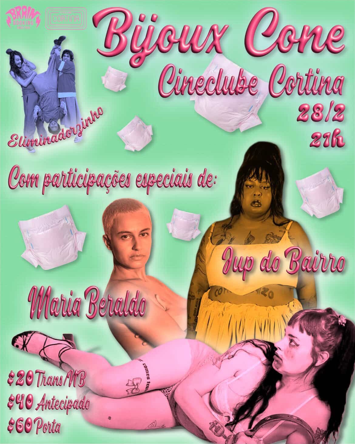 Bijoux Cone traz pop experimental e performance queer ao Cineclube Cortina neste sábado Bijoux Cine Cortina26 G359bLSWtdKKdkfw
