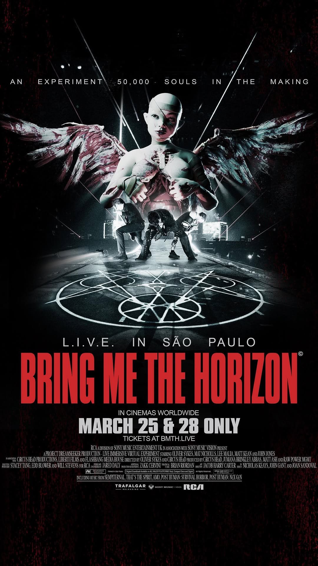 Bring Me The Horizon imortaliza show histórico em SP com filme-concerto imersivo Bring Me The Horizon imortaliza show histórico em SP com filme-concerto imersivo