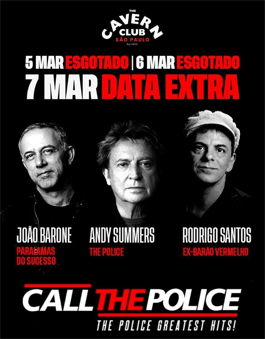 Call The Police faz três apresentações em São Paulo nesta semana
