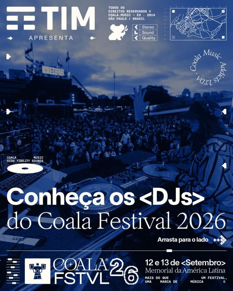 Coala Festival anuncia programação de DJs apresentada por TIM 