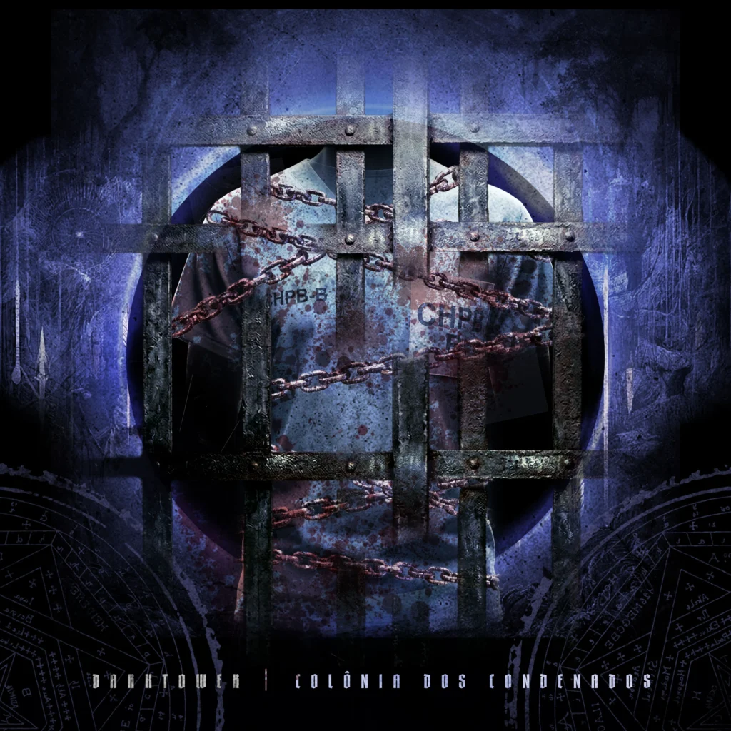 Capa artística ou imagem promocional do single "Colônia dos Condenados", exibindo o logotipo em letras góticas da banda DarkTower