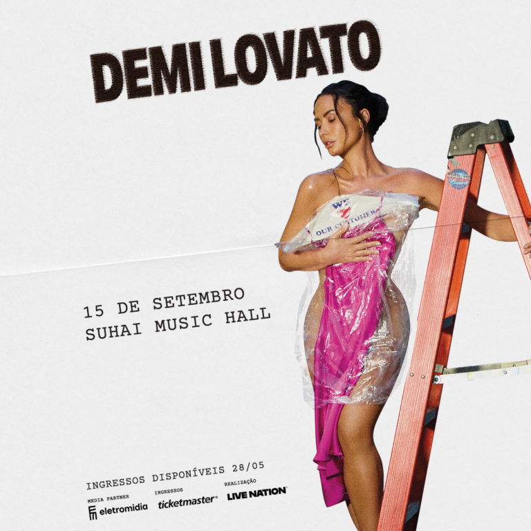 Demi Lovato anuncia show solo em São Paulo com a turnê “It’s Not That Deep”