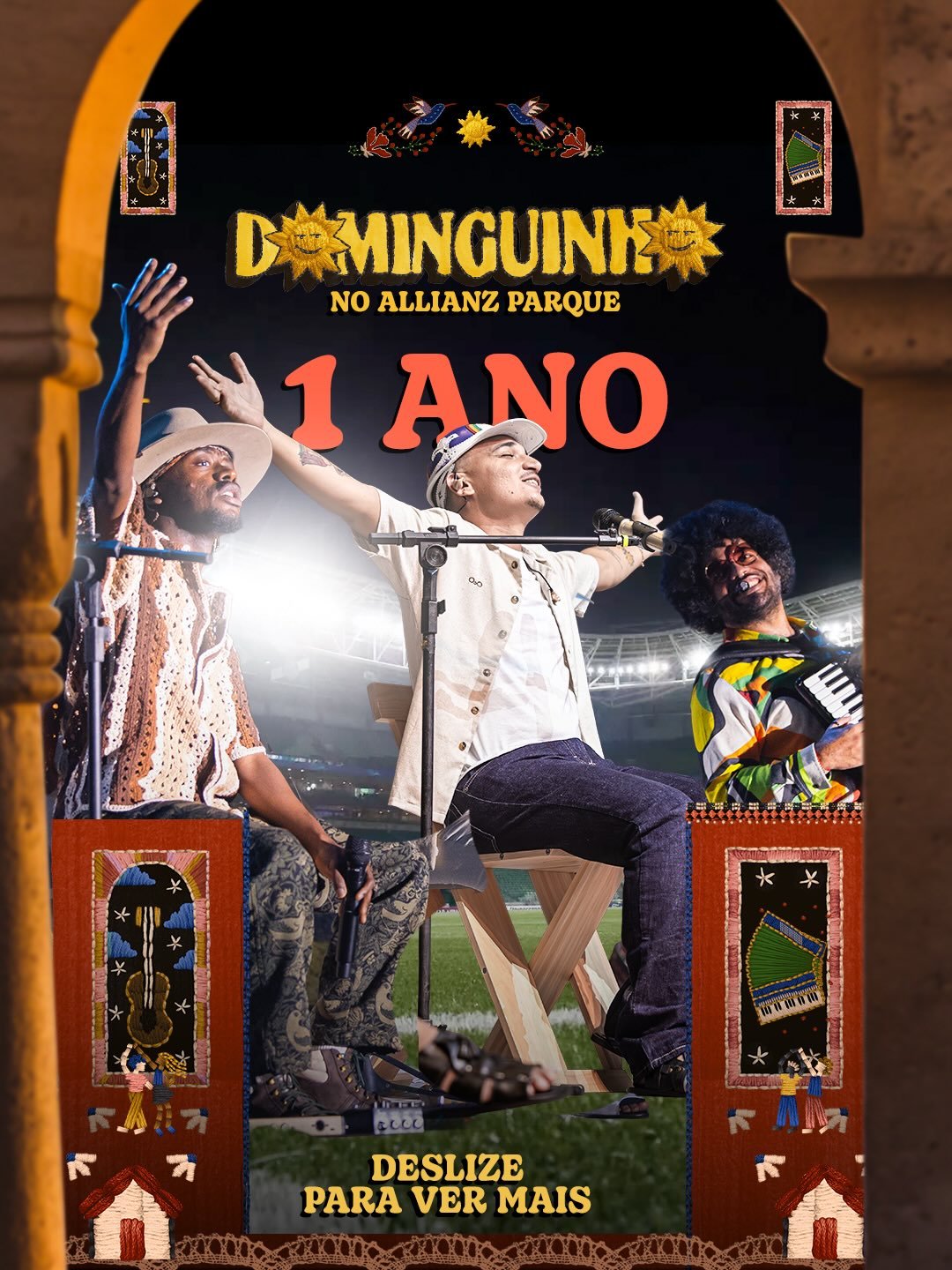 Fenômeno de Afeto: Projeto "Dominguinho" celebra um ano com show monumental e esgotado no Allianz Parque Fenômeno de Afeto: Projeto