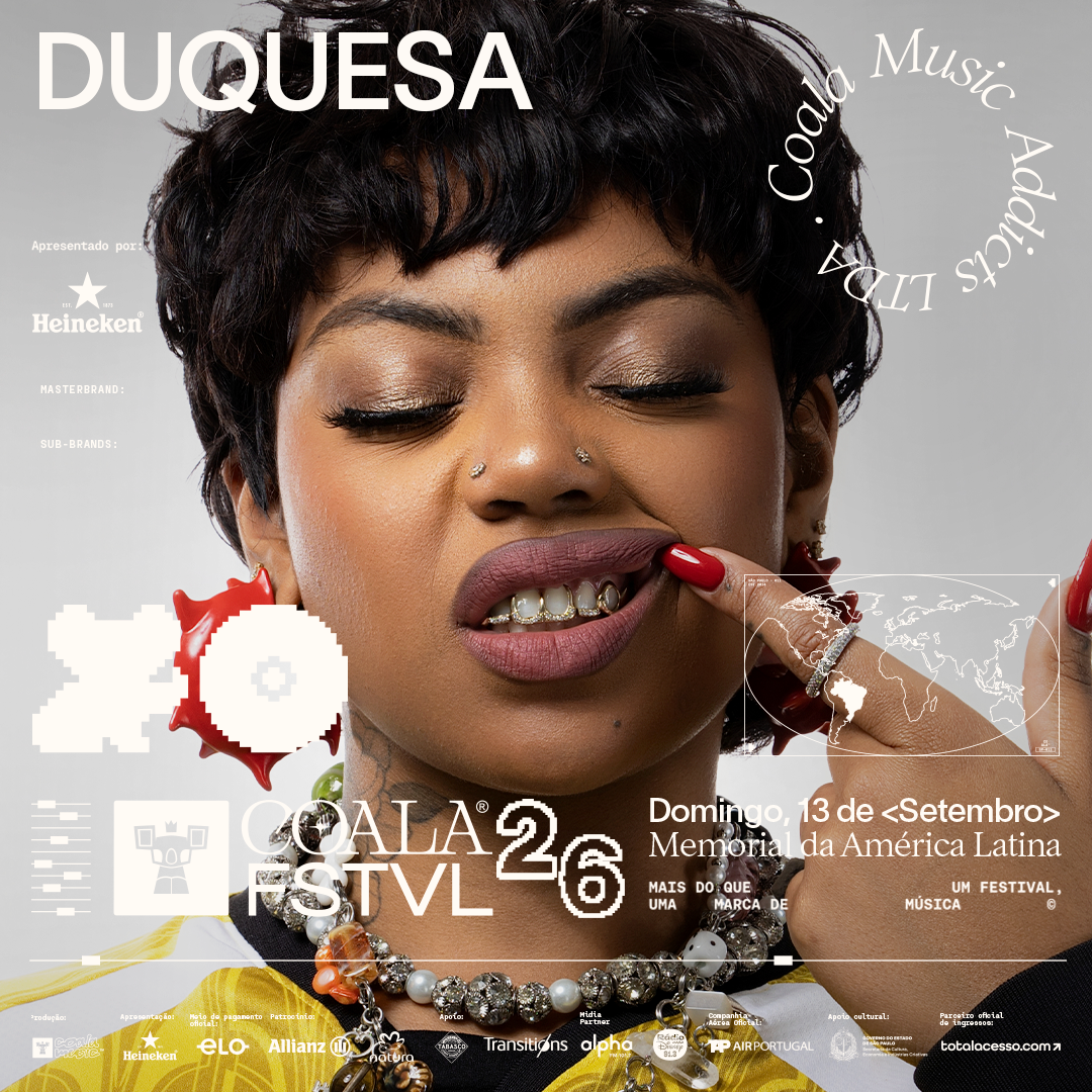 Coala Festival anuncia Duquesa no lineup de sua 12ª edição Foto da cantora Duquesa na divulgação do Festival Coala 2026