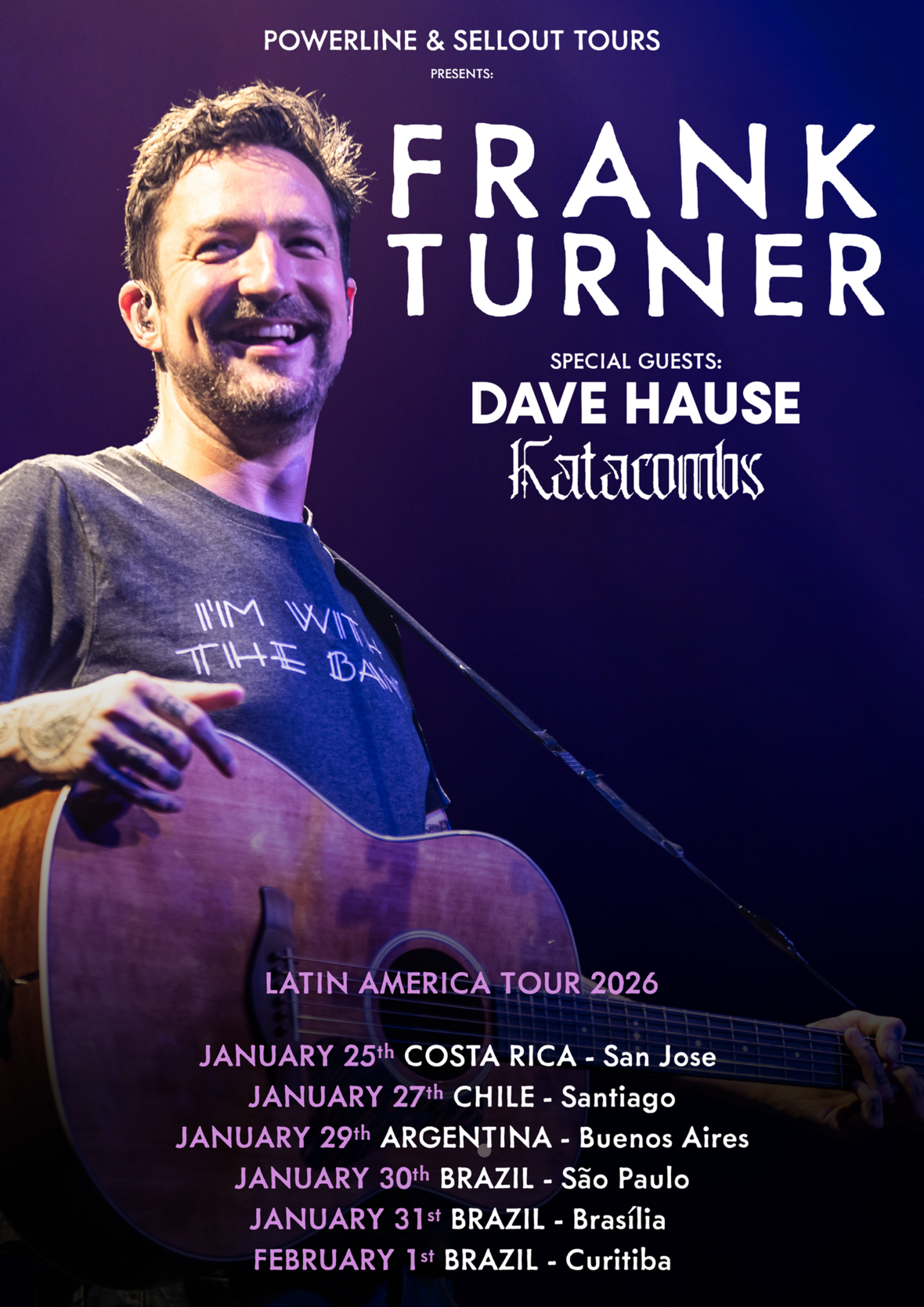Recordista do Guinness e ícone do folk punk, Frank Turner inicia turnê brasileira nesta sexta em São Paulo Recordista do Guinness e ícone do folk punk, Frank Turner inicia turnê brasileira nesta sexta em SP