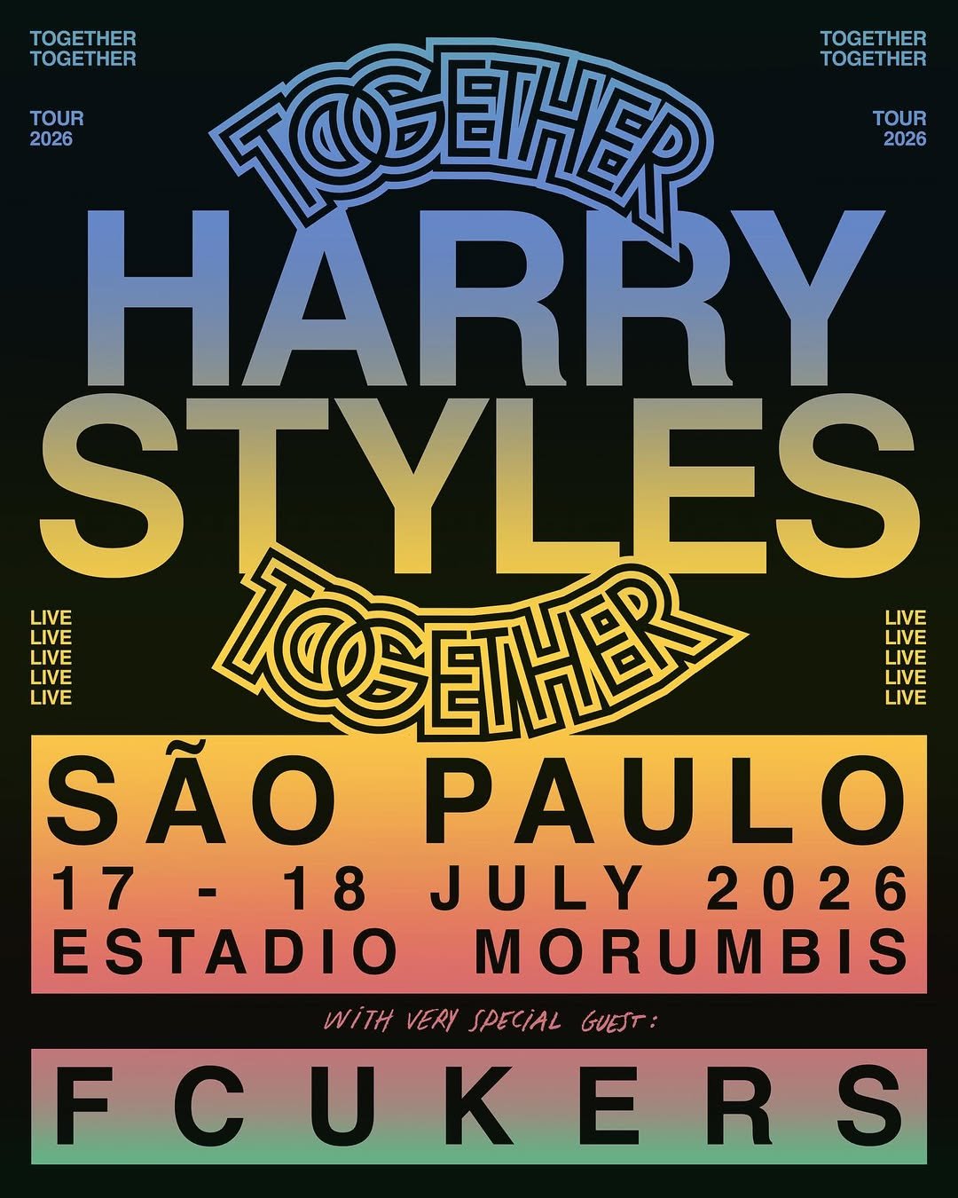 Harry Styles anuncia novo álbum e retorno ao Brasil com dois shows no MorumBIS em 2026 Harry Styles anuncia 2 shows em SP no MorumBIS em julho.