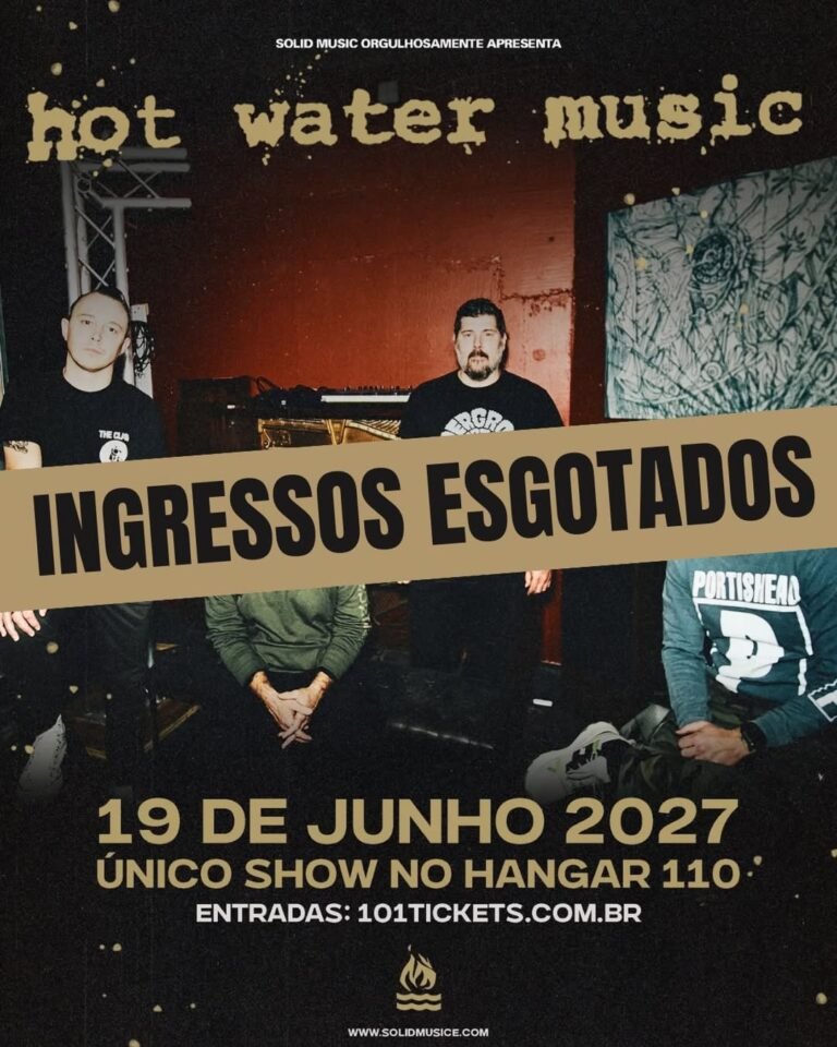 Hot Water Music anuncia turnê completa no Brasil com data extra em São Paulo