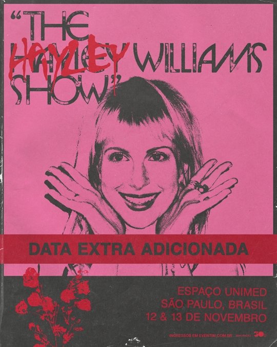 "The Hayley Williams Show" esgota ingressos em São Paulo e anuncia data extra Hw Dataextra 1080x1350 1 OZtcy5PKE8JGXGNB