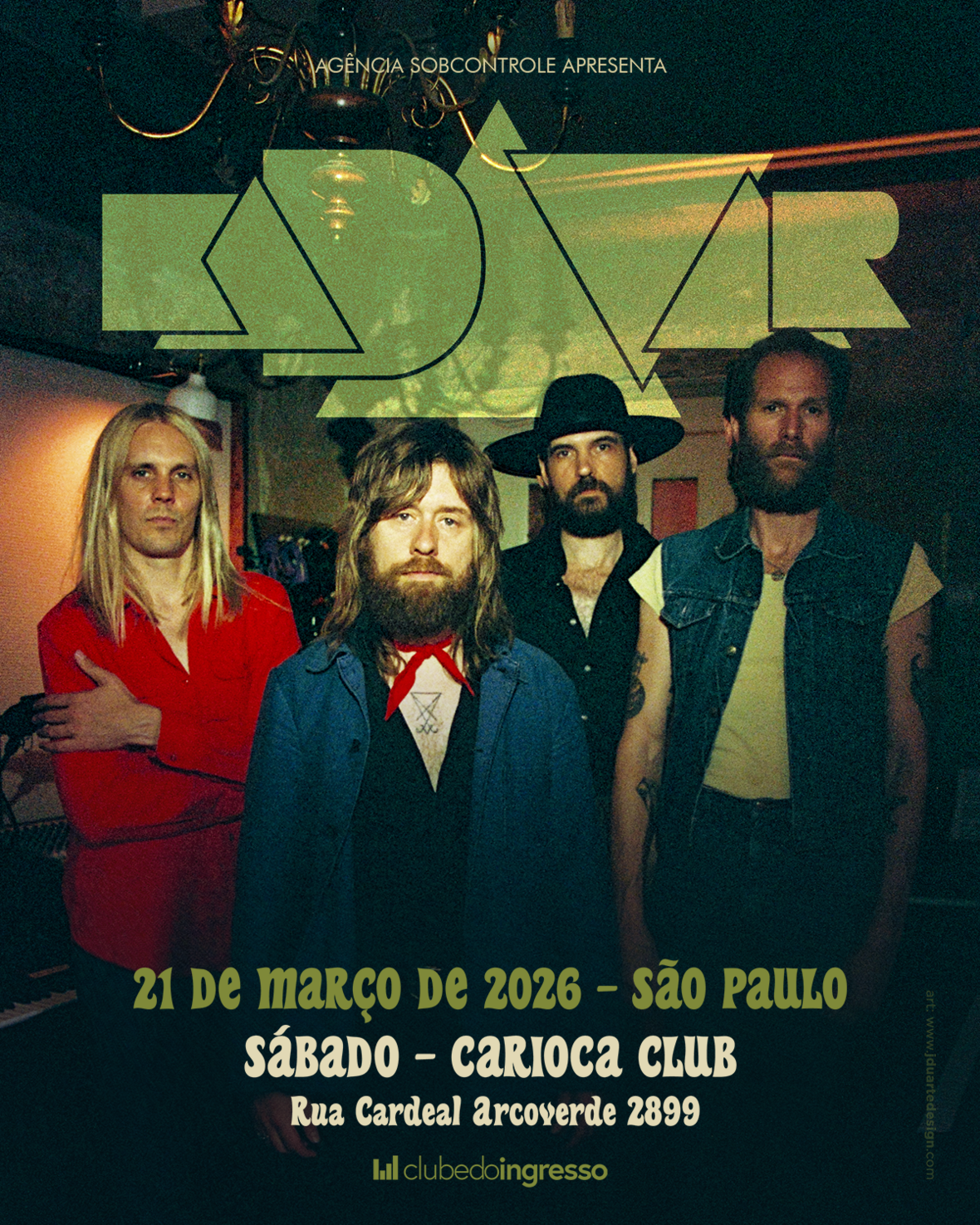 Kadavar quebra jejum de 8 anos e anuncia show único em São Paulo para março Kadavar quebra jejum de 8 anos e anuncia show único em São Paulo para março