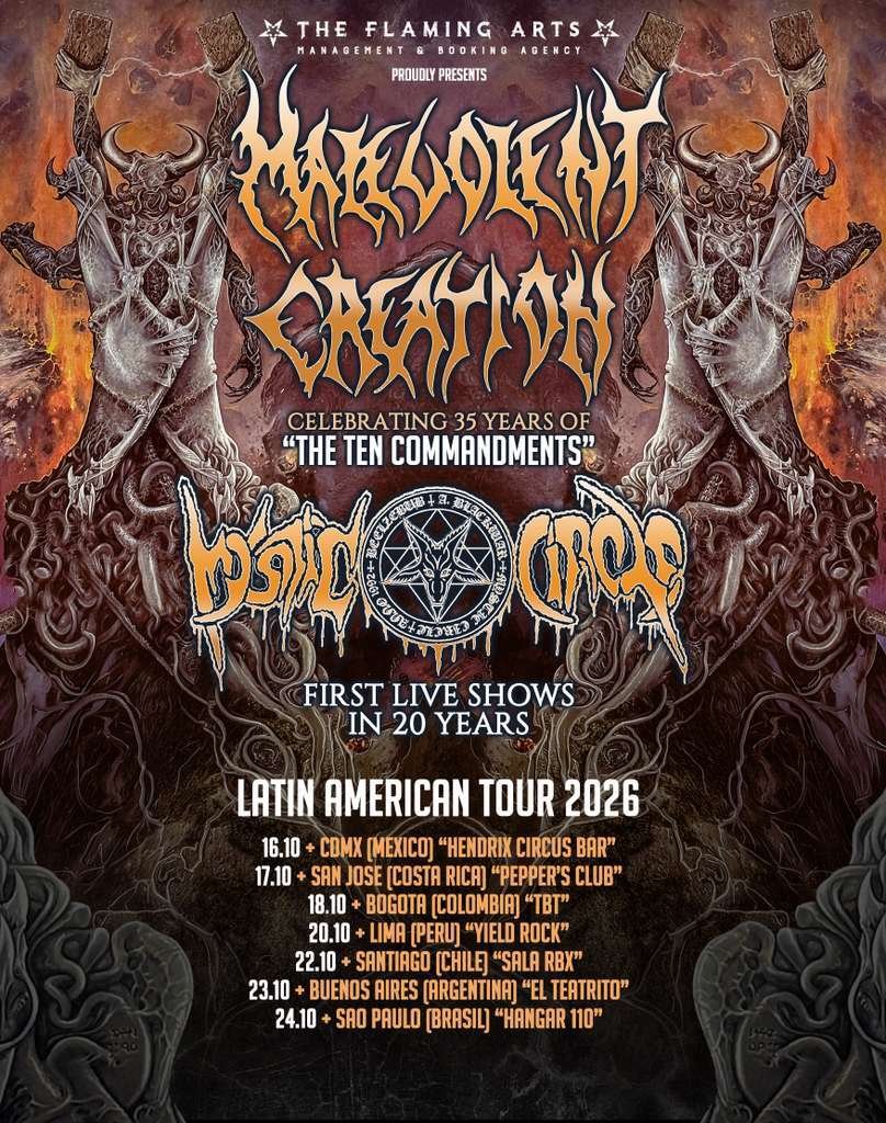 Show no Hangar 110, em 24 de outubro, terá ainda a banda alemã de black metal Mystic Circle, que volta a tocar ao vivo após 20 anos