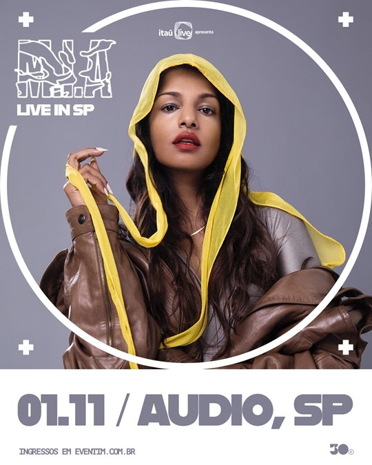 M.I.A. em São Paulo: Vendas abrem hoje para show histórico na Audio M.I.A. em São Paulo: Vendas abrem hoje para show histórico na Audio