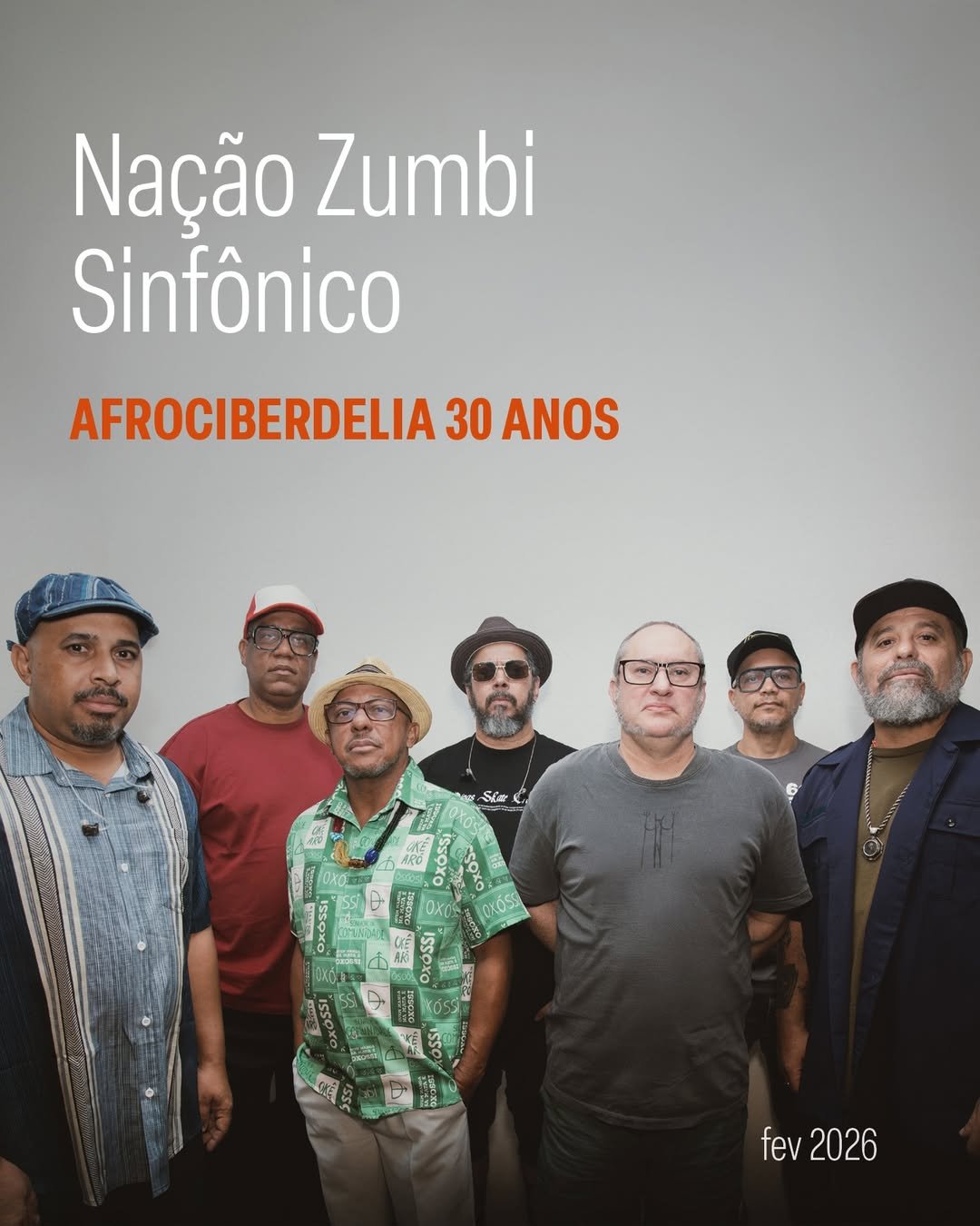 Nação Zumbi e Orquestra Experimental celebram 30 anos de "Afrociberdelia" no Theatro Municipal Crédito: Instagram @theatromunicipal
