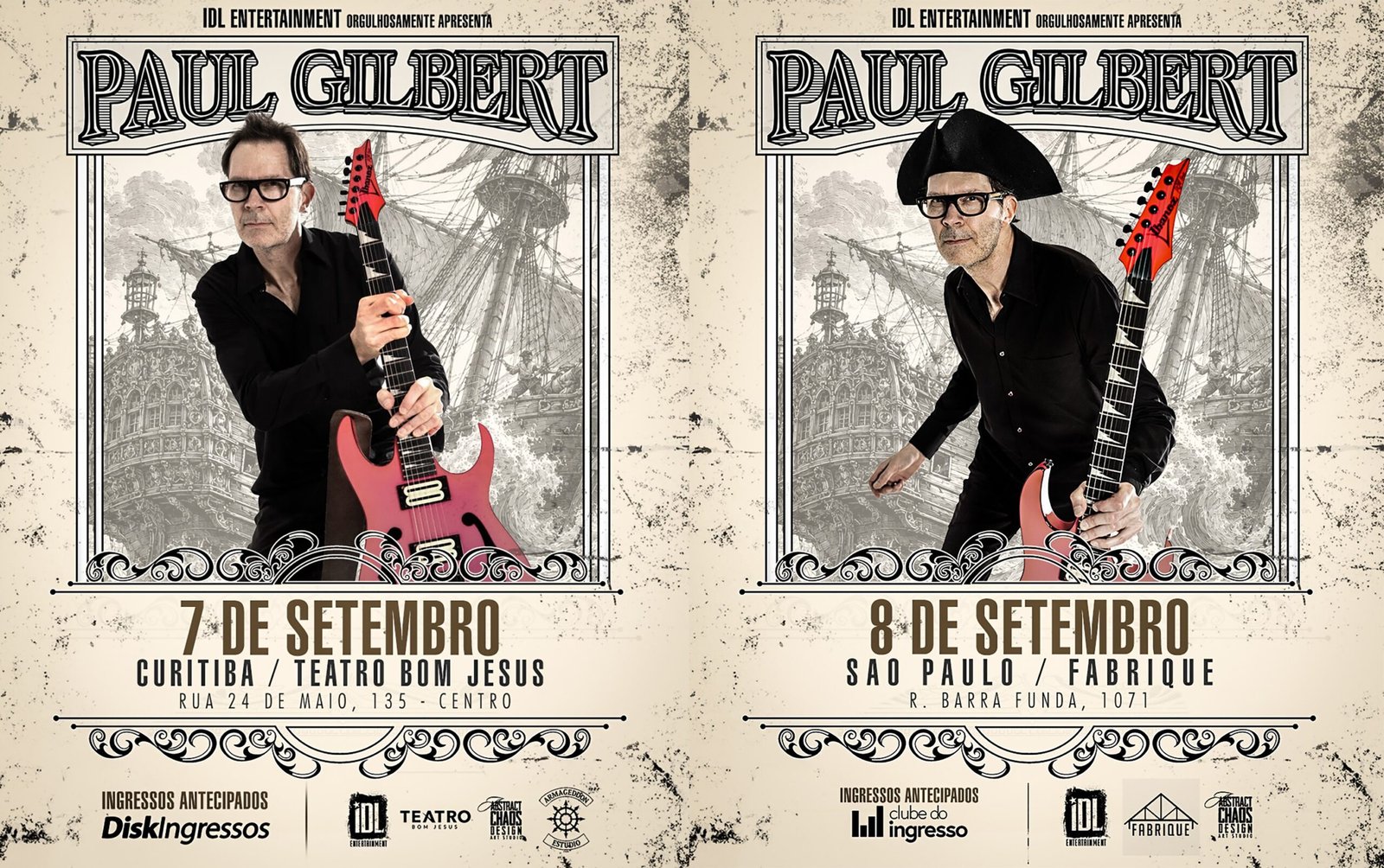 Lendário guitarrista do Mr. Big e Racer X quebra jejum de discos cantados e traz turnê conceitual a Curitiba e São Paulo em setembro