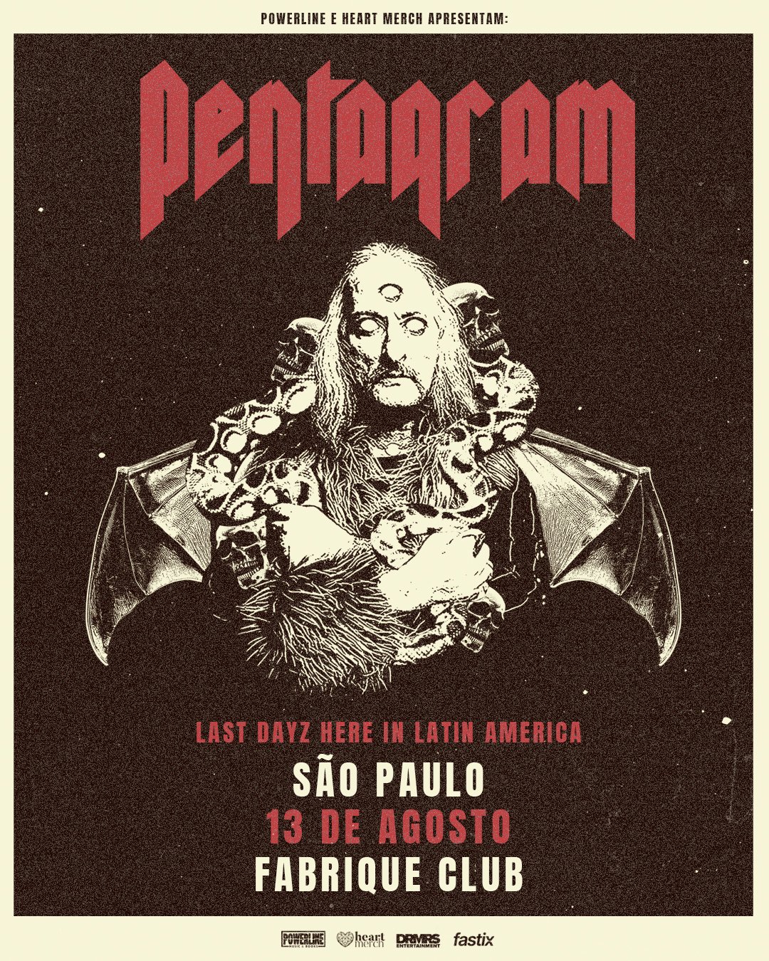 O Adeus dos Pioneiros do Doom: Pentagram anuncia show de despedida em São Paulo