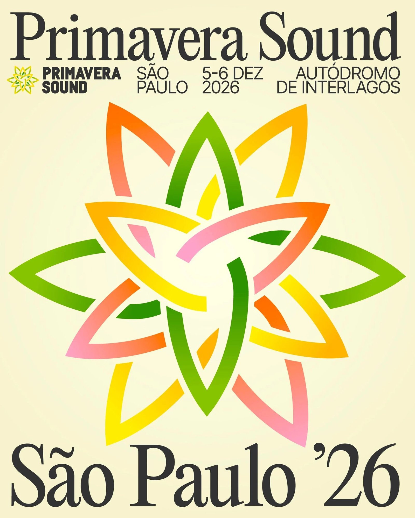 Vendas gerais abertas! Garanta seu ingresso para o Primavera Sound São Paulo 2026