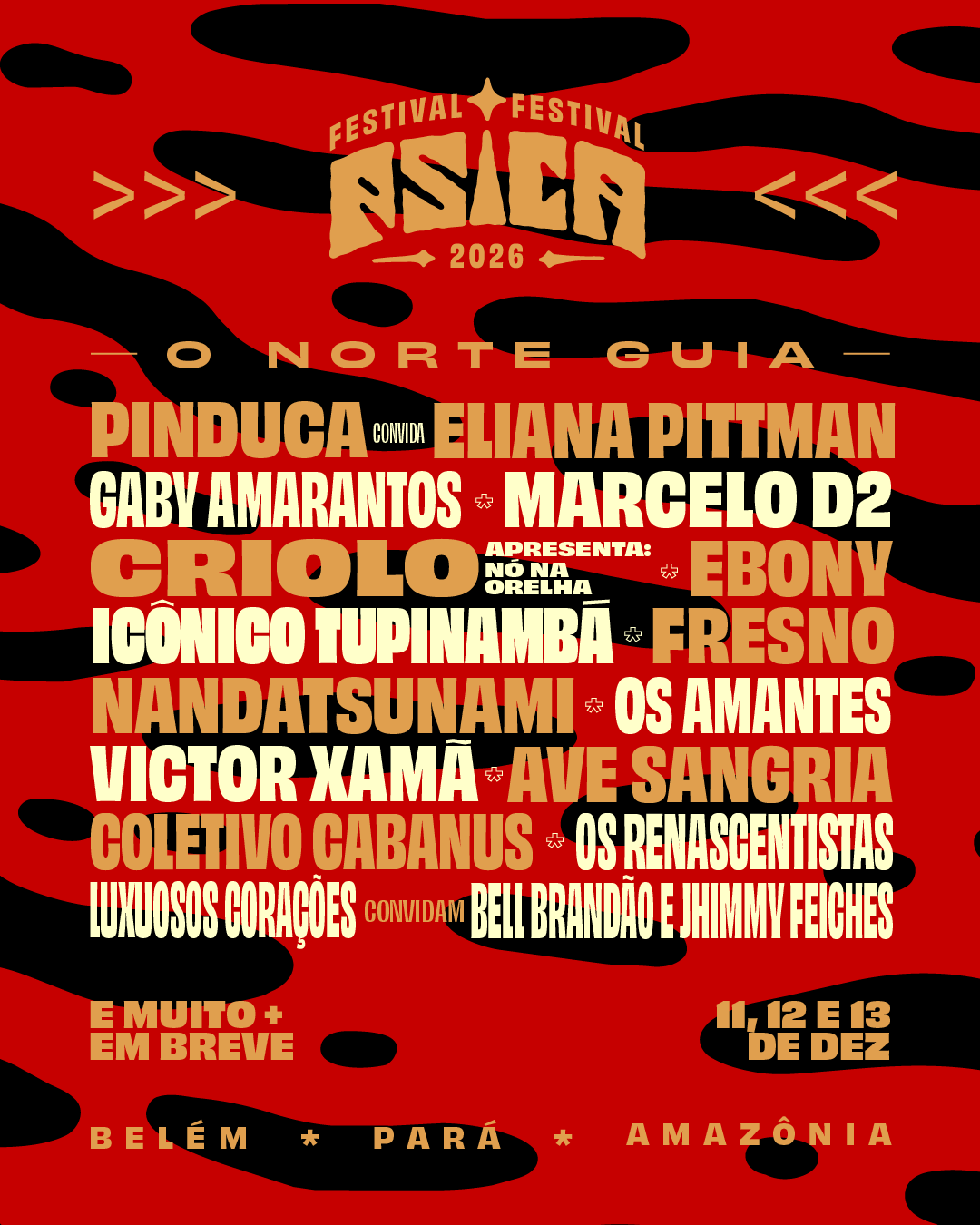 Reconhecido como Patrimônio Cultural Imaterial de Belém, maior festival de música do Norte revela primeiro lote de atrações sob o manifesto "Nosso Tempo é o Norte"