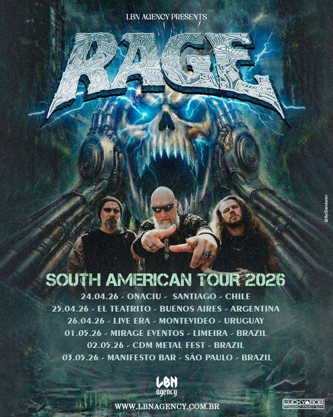 Rage confirma turnê brasileira para divulgar o novo álbum 