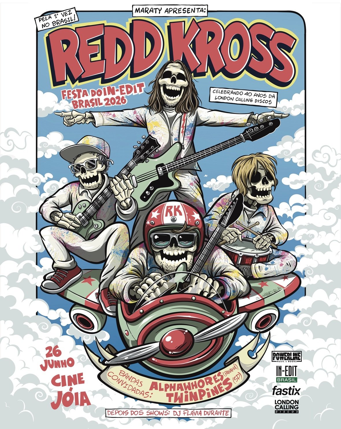 Redd Kross, com dois músicos que também tocam no Melvins, se apresenta sexta (26) em São Paulo Show celebra os 26 anos do In-Edit Brasil e os 40 anos da London Calling Discos no Cine Joia
