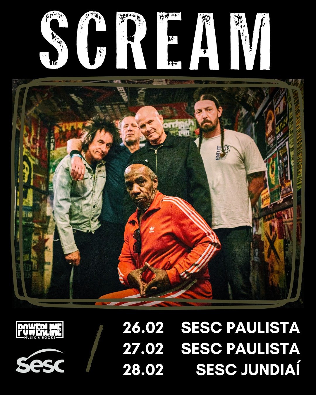 Scream, lendária banda de Dave Grohl, confirma apresentações em São Paulo e Jundiaí em fevereiro Scream Tourbr26 HJ42MU3XnBBo628a