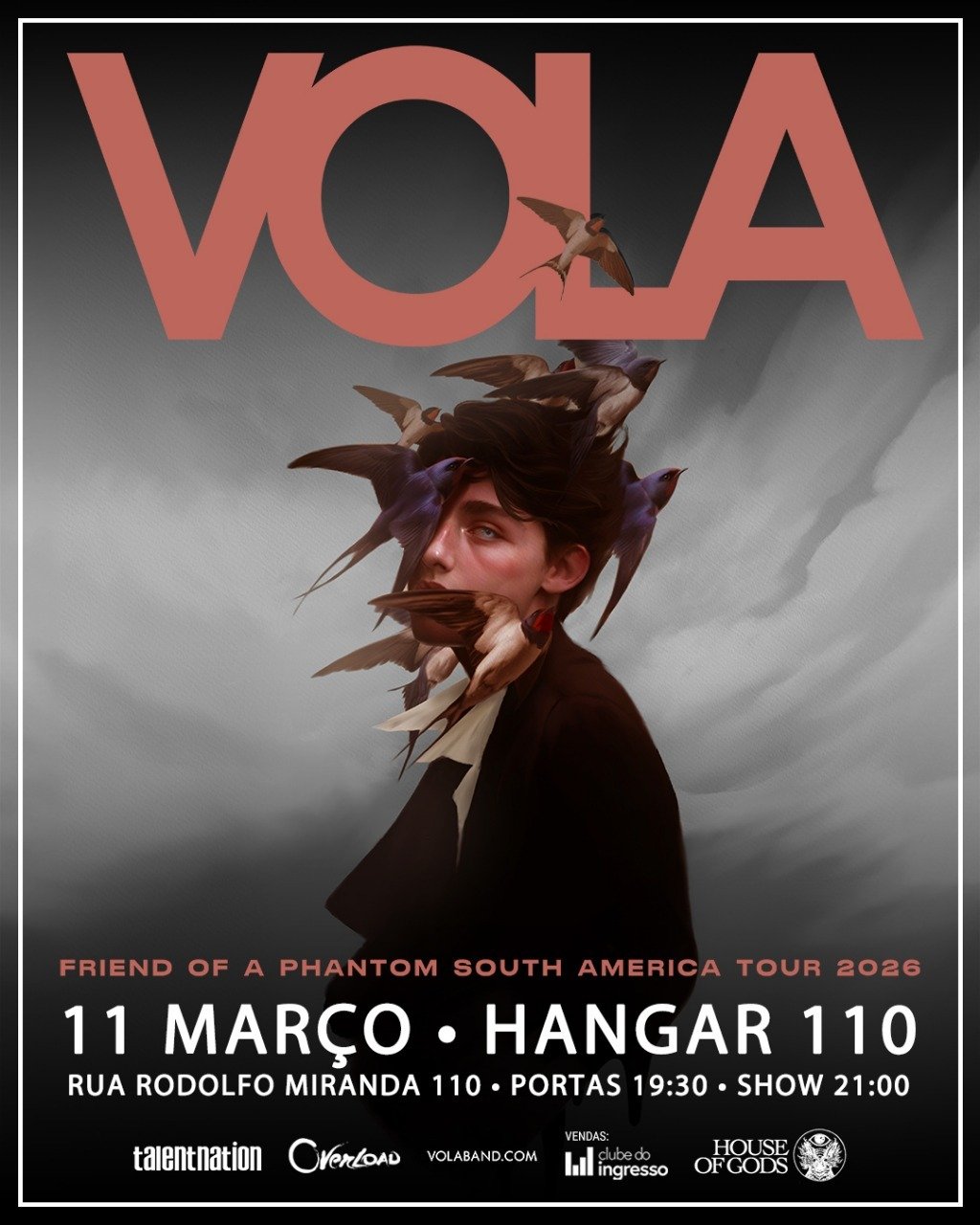 Vola traz seu metal progressivo moderno e eletrônico para show único em São Paulo Vola Sp26 AgVPWlfoTAndZ9sN