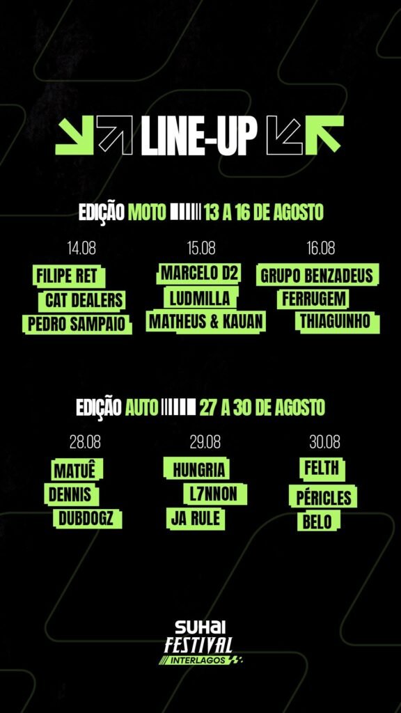 Suhai Festival Interlagos 2026 promete a maior experiência de velocidade e entretenimento do país suhaifestival26