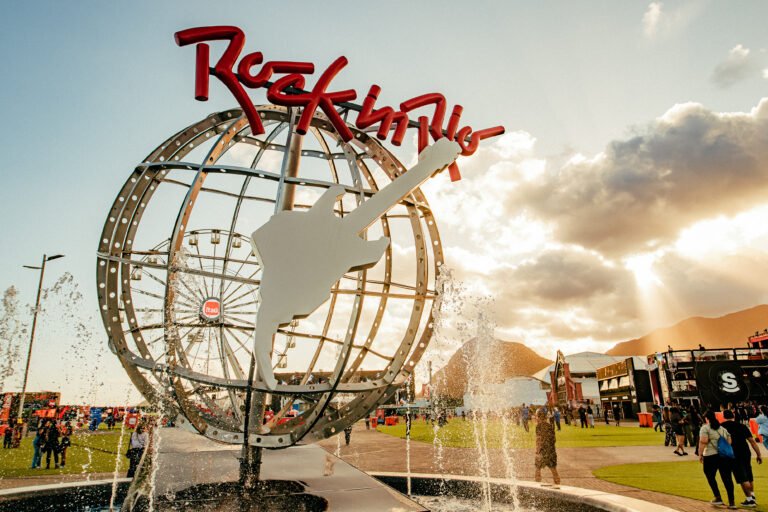 Evento-teste do Rock in Rio 2026 revela novo Palco Mundo de LED e espetáculo inédito de fogos e drones